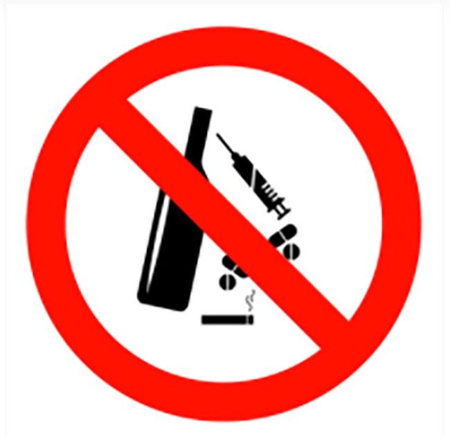 No drugs symbol